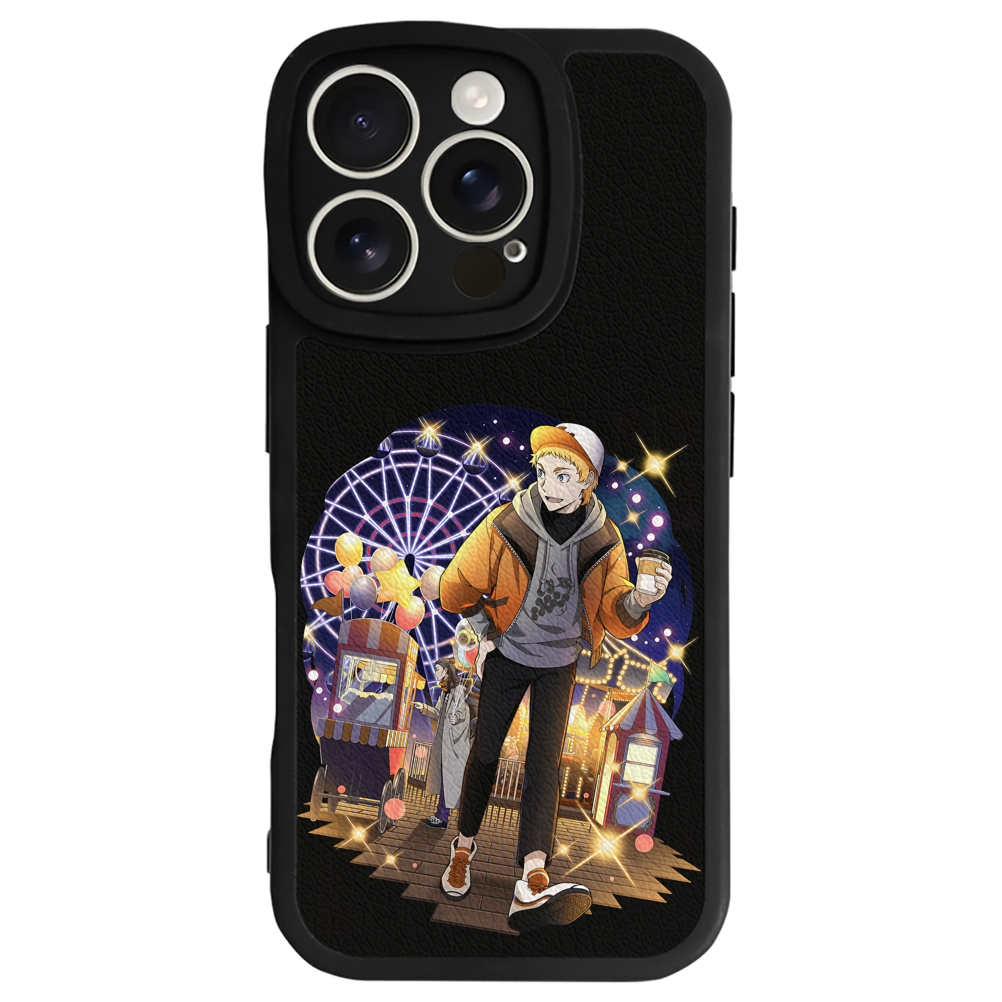 （画像用） 文豪ストレイドッグス Bungo Stray Dogs 【iPhone 16シリーズ対応】シリコンスマホケース（レザー調） 材質：シリコン